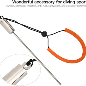 Diving Stick Pointer Rod Scale Underwater Knock Sticks 30"