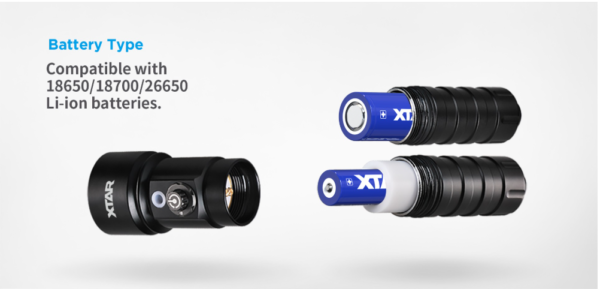 XTAR Whale D26 1100 Lumen Dive Light - Image 7