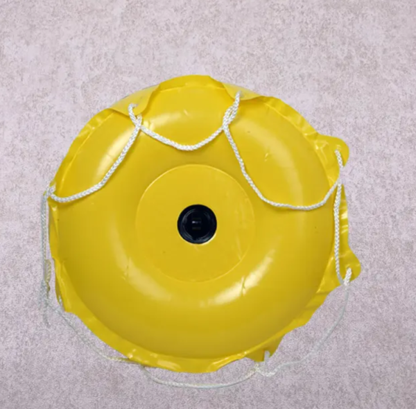 Diving Yellow inflatable marker buoy Safe diving buoy float - Image 3
