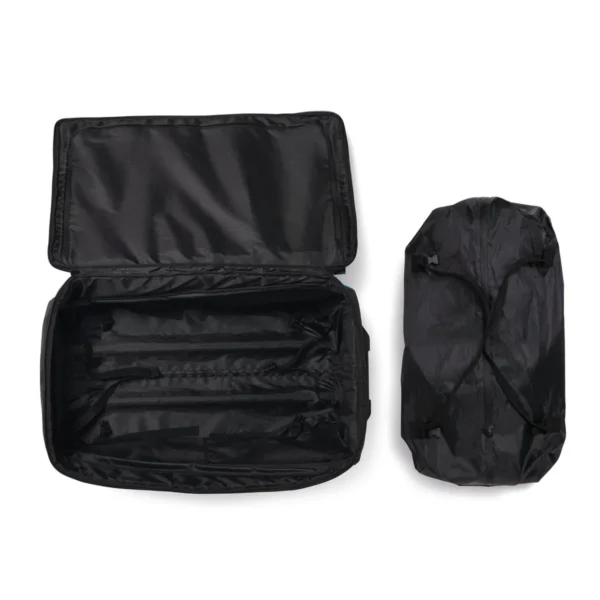 110 L Dynamic Nord Trolley Bag in Black and Blue - Image 4