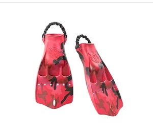 Scubapro Jet Fins Camo Red 4-colors Mix: Performance Meets Style