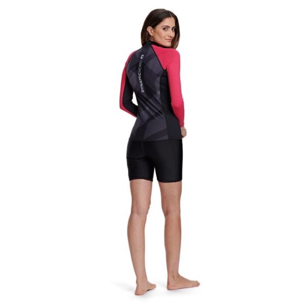DYNAMIC NORD RG-32 RASHGUARD LONG SLEEVE WOMEN BLACK/PURPLE - Image 4