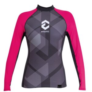 DYNAMIC NORD RG-32 RASHGUARD LONG SLEEVE WOMEN BLACK/PURPLE