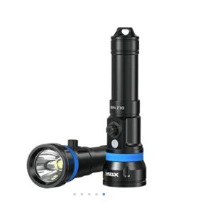 XTAR DL2 1600 Rechargeable Tactical Flashlight - Dual Beam, Laser
